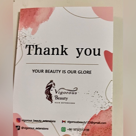 Vigorous Hair Extensions 7 pc w/16 clips (one clip missing) blonde/dark brown - Picture 8 of 9